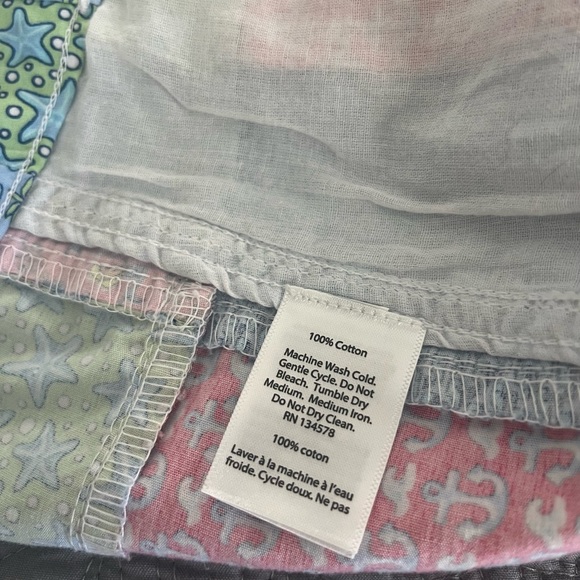 Vineyard Vines Original Patchwork Every Day Shorts Size 4 - Picture 8 of 8